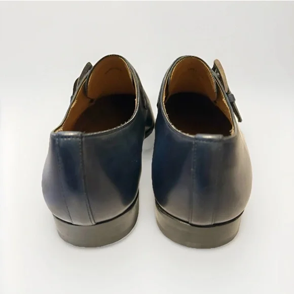 Magnanni Marco Single Monk Strap Dress Shoes - Picture 4 of 7